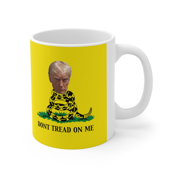 Trump Mugshot Gadsden Flag Mug