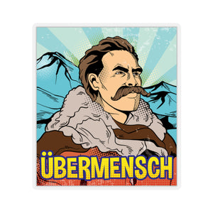 Friedrich Nietzsche: Übermensch Sticker