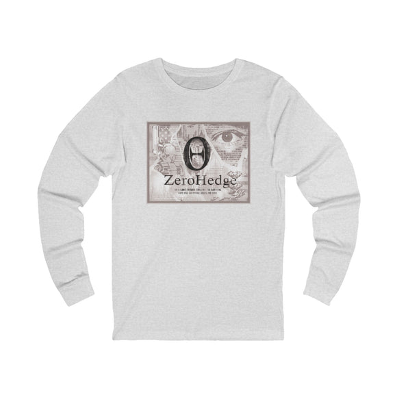 ZeroHedge OBEY Letterpress Long Sleeve