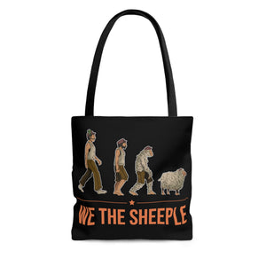 Sheeple Evolution Tote Bag