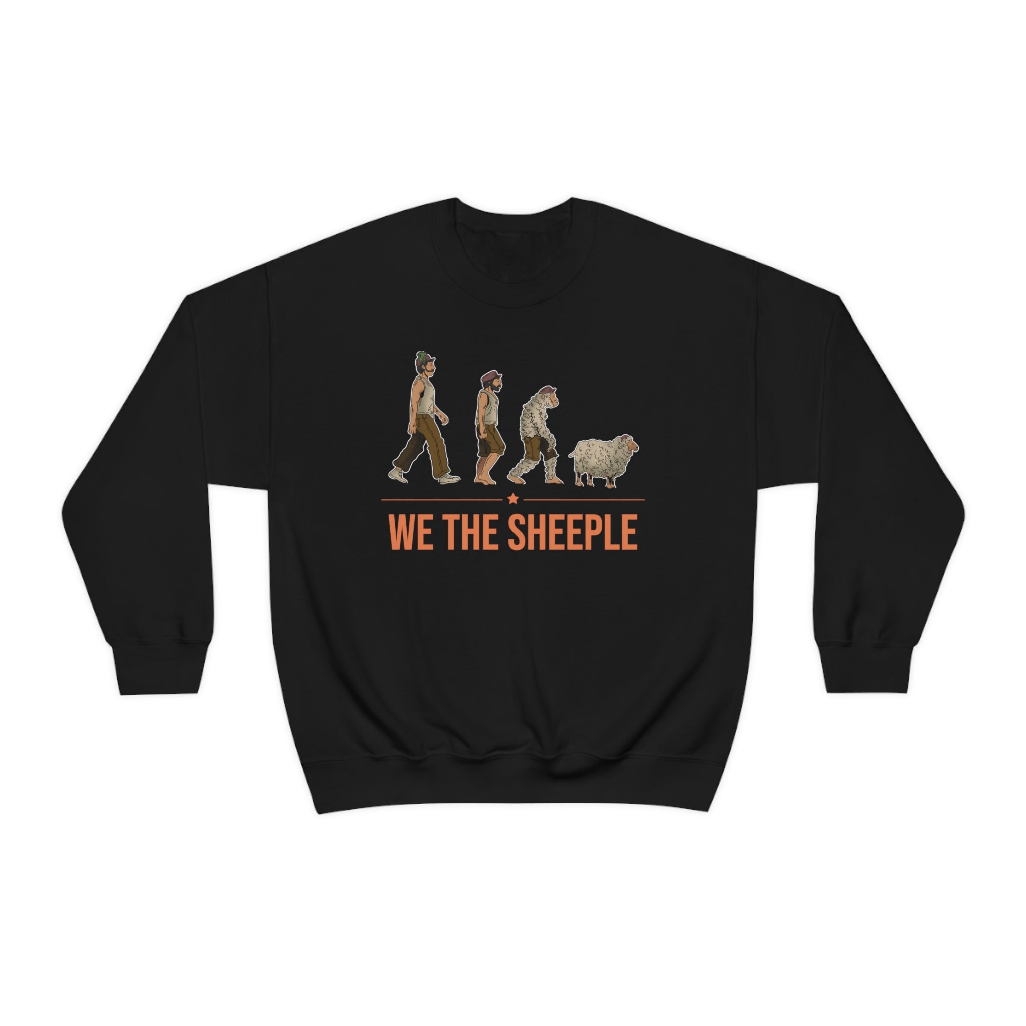 Sheeple Evolution | Crewneck Sweatshirt