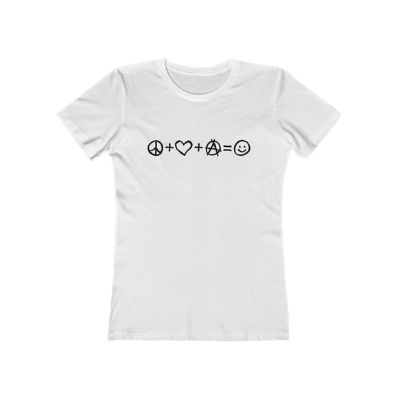 Peace + Love + Liberty = Happiness Women's T-Shirt