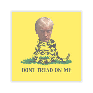 Trump Mugshot Gadsden Flag Sticker