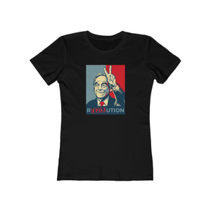 Ron Paul's Peace, Love, and Revolution Women's T-Shirt