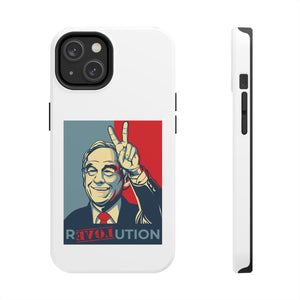 Ron Paul's Peace, Love, and Revolution Phone Case