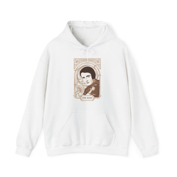 Ayn Rand Carnation Hoodie