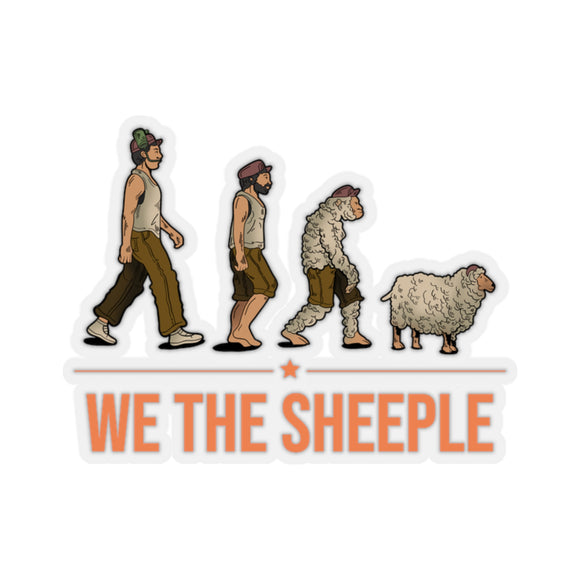 Sheeple Evolution Sticker