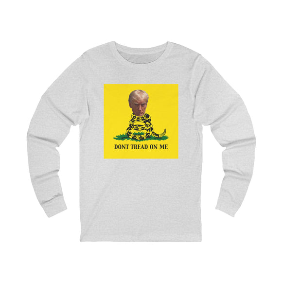 Trump Mugshot Gadsden Flag Long Sleeve