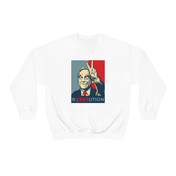 Ron Paul's Peace, Love, and Revolution Sweatshirt