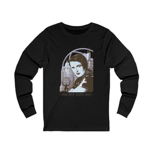 Ayn Rand Art Deco Long Sleeve