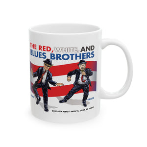 Red, White and Blues Brothers Mug