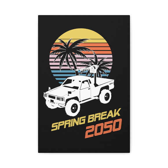 Spring Break 2050 Canvas