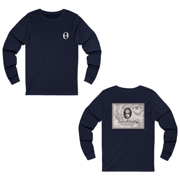 ZeroHedge OBEY Letterpress Long Sleeve Front & Back