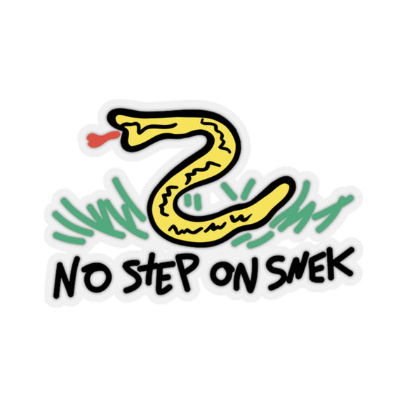 No Step On Snek Sticker