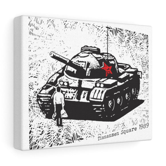 The Tank Man Canvas
