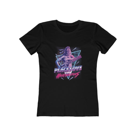 Peace, Love and Heavy Weapons Women's T-Shirt