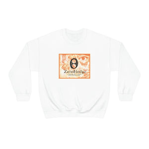 ZeroHedge OBEY Letterpress Orange Sweatshirt