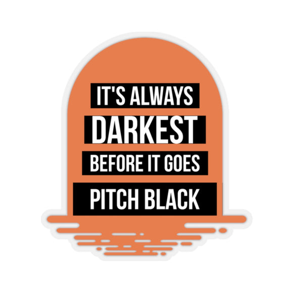 Pitch Black Sticker