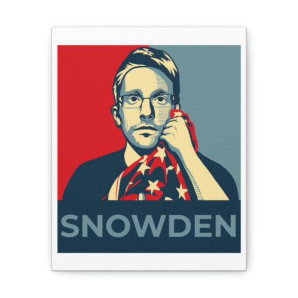 Edward Snowden Hope Canvas