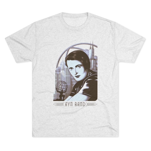 Ayn Rand Art Deco Men's T-Shirt