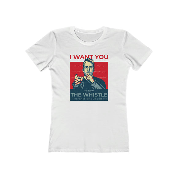 Edward Snowden Whistleblower Women's T-Shirt